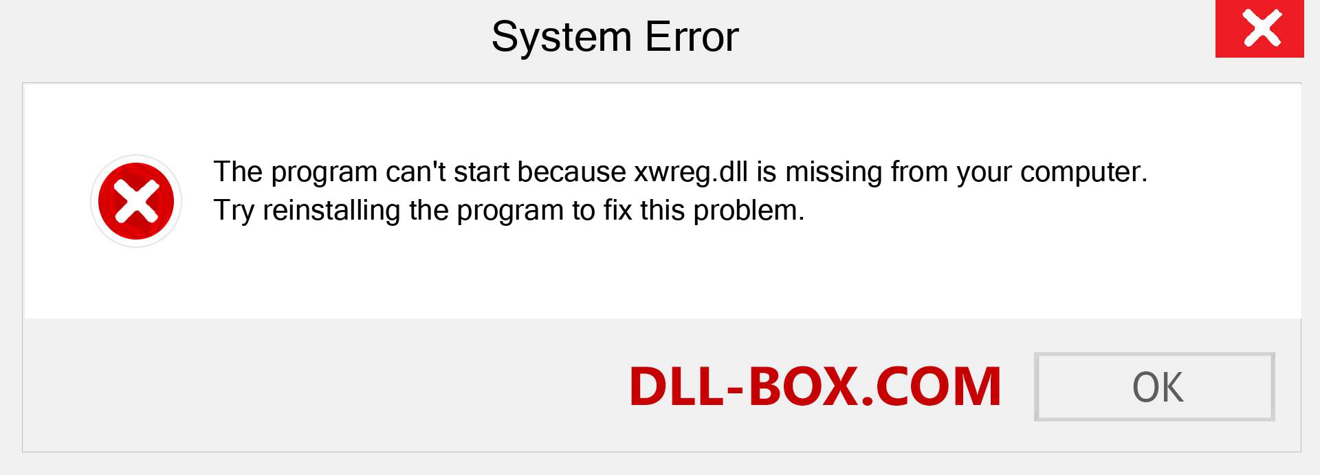  xwreg.dll file is missing?. Download for Windows 7, 8, 10 - Fix  xwreg dll Missing Error on Windows, photos, images
